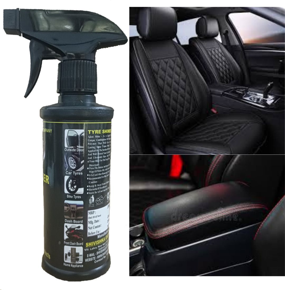 Liquid Car Polish for Tyres, Metal Parts (250 ml, Pack of 1)