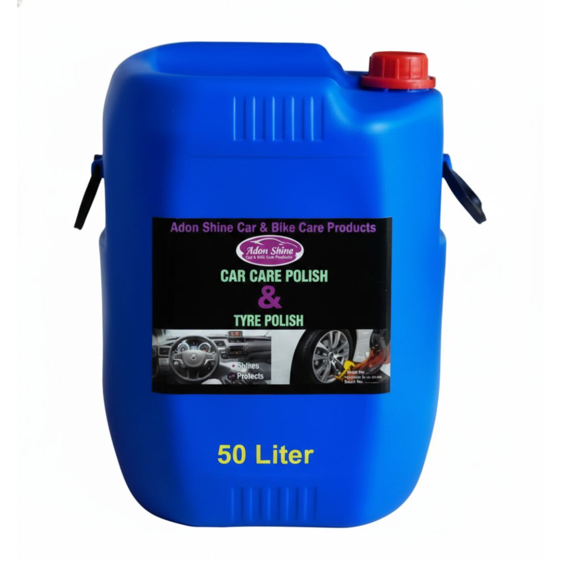 ADON SHINE Liquid Car Polish for Bumper, Chrome Accent, Exterior, Dashboard, Tyres (50Kg, pack of 1)