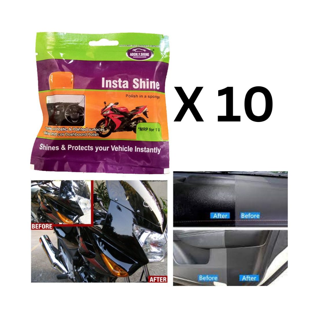 Adon shine sponge polish (pack of 10,.16kg)