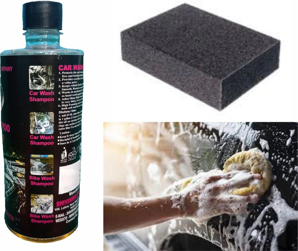 Adon Shine CAR WASH SHAMPOO Car Washing Liquid (500 ml,pack of 1)