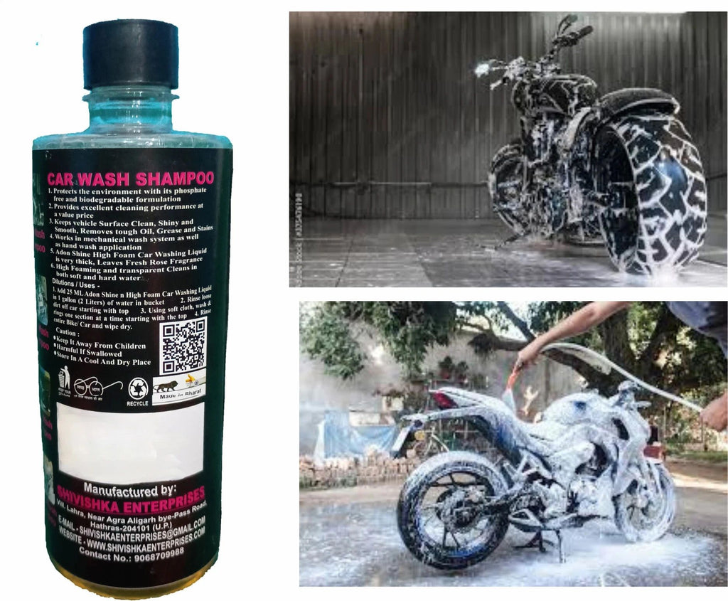 Adon Shine CAR WASH SHAMPOO Car Washing Liquid (1000 ml,pack of 2)