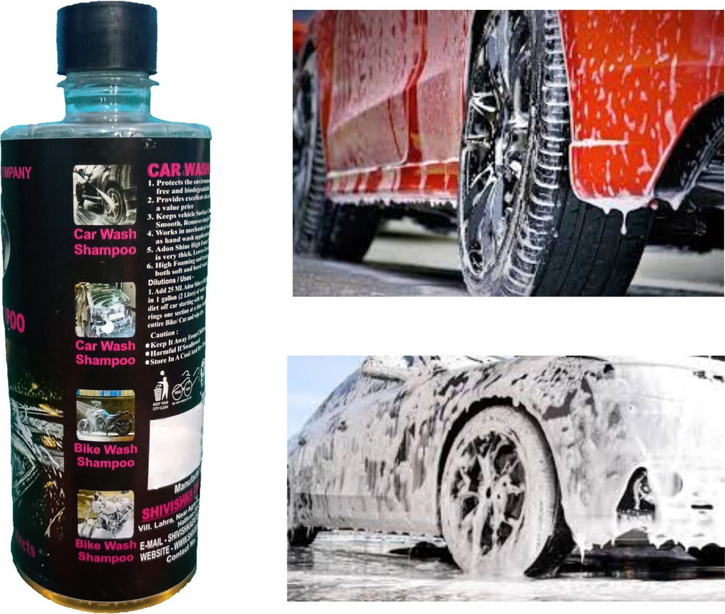Adon Shine CAR WASH SHAMPOO Car Washing Liquid (500 ml,pack of 1)